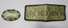 Genuine Rattlesnake Skin Belt Buckle & Wallet Set – Handcrafted Western Leather