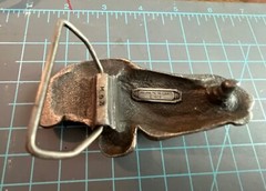 1979 Vintage Original Corvette Pewter Belt Buckle By Indiana Metal Craft M93 USA