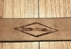 Western Leather 41” Belt w/ Tanside Buckle Egyptian Pharaoh Made In USA DD162