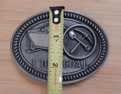 ⛏ NEW!! Coal Miners I DIG COAL Tradesman Occupational Belt Buckle