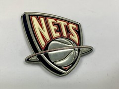 Nets Basketball NBA Fan Team Vintage Belt Buckle By Great American Products