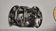 Vintage Harley Davidson #1 Wing Belt Buckle Panhead Pin Brass AMF Chopper Vest