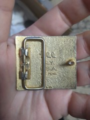 Lee N.Y. Zodiac Capricorn Gold Tone Sparkle Belt Buckle 11-29