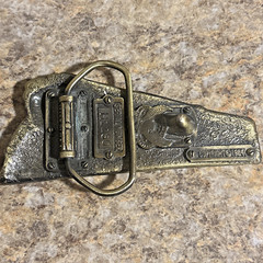 1984 SOUTHERN PACIFIC Train Brass Belt Buckle