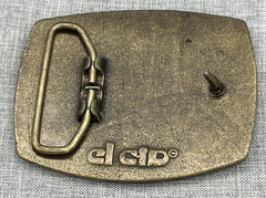 El Cid Blank Gold Tone Metal Blank Belt Buckle