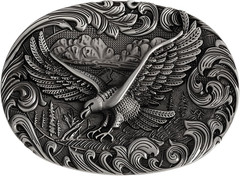 Western Style Belt Buckle 1.5 Inch Cowboy Cowgirl Buckles for Men & Women Replac