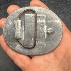 1792 St. Louis The Old Farmer’s Almanac Retired Vintage Belt Buckle Ben Franklin