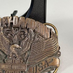 Harley-Davidson Vintage Eagle Buckle, Made in USA 1989 HARMONY 80303 B-33