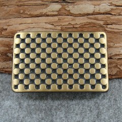 Solid Brass  » Round dot  » Belt Buckles For 1.5&Prime; Plate Pin western Buckle Z324