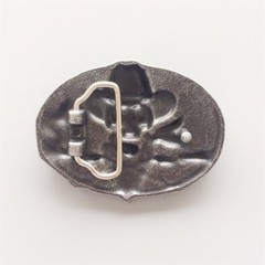 Vintage Style Rodeo Skull Cowboy Black Enamel Belt Buckle also Stock in the US