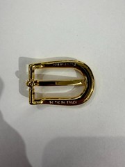 Solid Brass Gold Belt Buckle Made in Italy Fits 0.79&Prime; Belt Strap