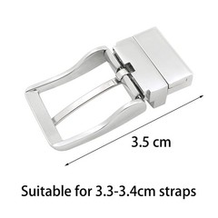 Metal Belt Buckle High Quality Reversible Belt Accessories Pin Belt Buckle