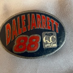 Dale Jarrett #88 3 Inch Oval Belt Buckle Ford Limited Edition #572