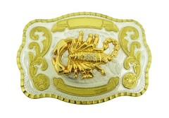 Scorpion Belt Buckle Men Women Western Cowboy Cowgirl Rodeo Zodiac Sign Fashion