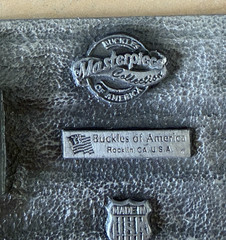 Buckles of America « Worlds Greatest Fireman » Belt Buckle used # BA-418 8oz.