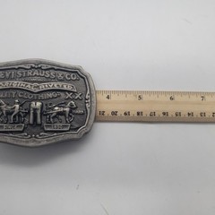 Levis Limited Edition Belt Buckle Levi Strauss Two Horse Brand San Francisco CA