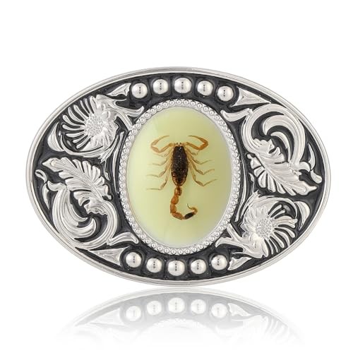 Belt Buckles Men Native American Western Cowboy Belt Buckles Rodeo Scorpion