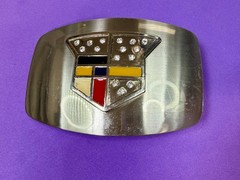 Cadillac Logo?? Emblem with Rhinestone Bling Vintage Belt Buckle