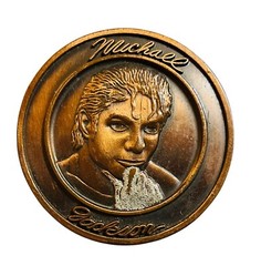 Vintage Michael Jackson Belt Buckle Glittering Glove Fits 1 1/4&Prime; Belt 1984