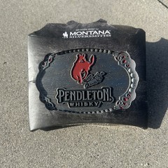 Pendleton Whiskey Belt Buckle 2023 Montana Silversmiths Cowboy Limited Edition