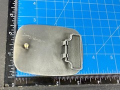 Guitar Tuning Keys And Head Stack – Cream & Red Colored Musicians Belt Buckle