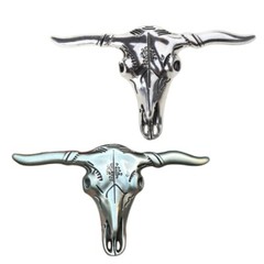 Vintage Skull Shape Belt Buckle for Adult Waist Belt DIY Unisex