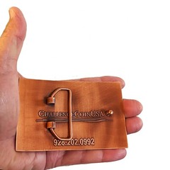 1776 Antique Copper Belt buckle