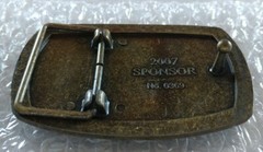 AMERICAN VETERANS DISABLED FOR LIFE MEMORIAL COURAGE 2007 SPONSOR BELT BUCKLE