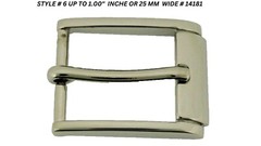 Pin Belt Buckles for Men&rsquo;s Fits 1.0″ inch 25mm Watch Belt Silver Metal Lead Free