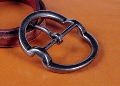 Heavy Duty Silver Round Center Bar Replacement Men&rsquo;s Belt Buckle Fits 40mm Belts
