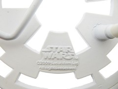 STAR WARS IMPERIAL LOGO BELT BUCKLE WHITE METAL ORIGINAL NEW AUTHENTIC WITH TAG