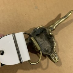Longhorn Steer Skull Western Cowboy Great American Buckle Co. Belt Buckle g8
