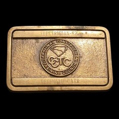 Cctc Carolina Construction Training Council Belt Buckle Engraved Personalized