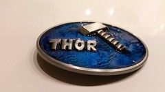 mighty THOR belt buckle full metal AVENGERS Ragnarok cosplay 3.5×2.6 inch