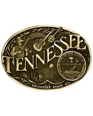 Montana Silversmiths Tennessee State Heritage Attitude Belt Buckle – 60811TNC
