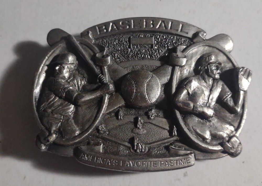 Baseball America&rsquo;s Favorite Pastime Belt Buckle.