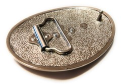 CHR7 WESTERN STEER Cowboy Rodeo Style ✖ Belt Buckle Buck ✖ Chrome/silver Bull US