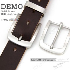 Wholesale Stainless Steel Belt loop Belt Buckle Keeper DIY Leather Craft 1.5 in