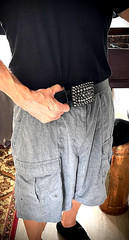 Studded Belt Buckle Archive 2007-09 Industrial Leather Back OOAK Darren Mcneese