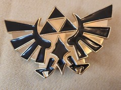 Nintendo 2011 Legend of Zelda Metal Enamel Fashion Belt Buckle 3” X 5”
