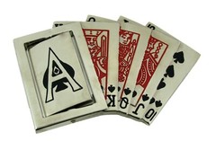 King Queen Jack of Spades Belt Buckle Casino Playing Cards Gambling Gambler Men