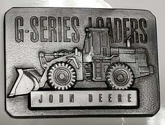 JOHN DEERE G-SERIES LOADERS 1994 VINTAGE COLLECTIBLE DIE-CAST BELT BUCKLE RARE!