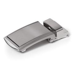 SlideBelts Men&rsquo;s Ratchet One Size, Navy Leather With Silver Buckle (Vegan)
