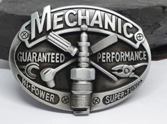 Mechanic Belt Buckle Biker Car Mechanic Wrench Spanner Grease Monkey Buckle Only