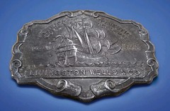 Lewis Buckles Livingston & Wells Co. Foreign Domestic Gold Dealers Wells &Co Vtg