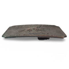 Vintage Pony Express From 1849 Belt Buckle Western Cowboy Horse US Mail Bronze