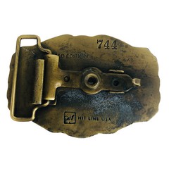 Hit Line Brass Belt Buckle Delta Centennial 1882 – 1982 Limited ED Covered Wagon