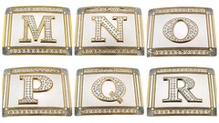 Initial Letter New Men Women A B C D G J R S T Western Cowboy Bling Belt Buckles