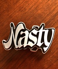 Nasty Girl Sex Joke Graffiti XXX Funny Metal Unisex Men’s Belt Buckle