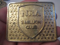 VINTAGE NRA BELT BUCKLE – 2 MILLION CLUB – GW-15